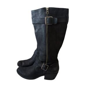 Kork-Ease Korks Tall Black Leather Boots Women’s 8.5